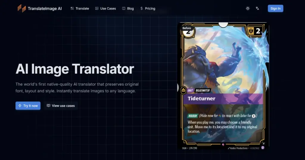 TranslateImage AI